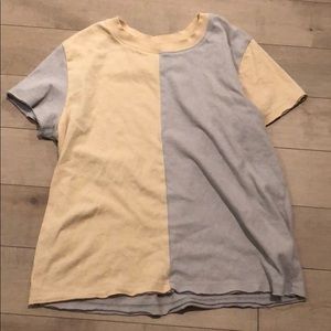 Super cute yellow and blue t shirt from UO
